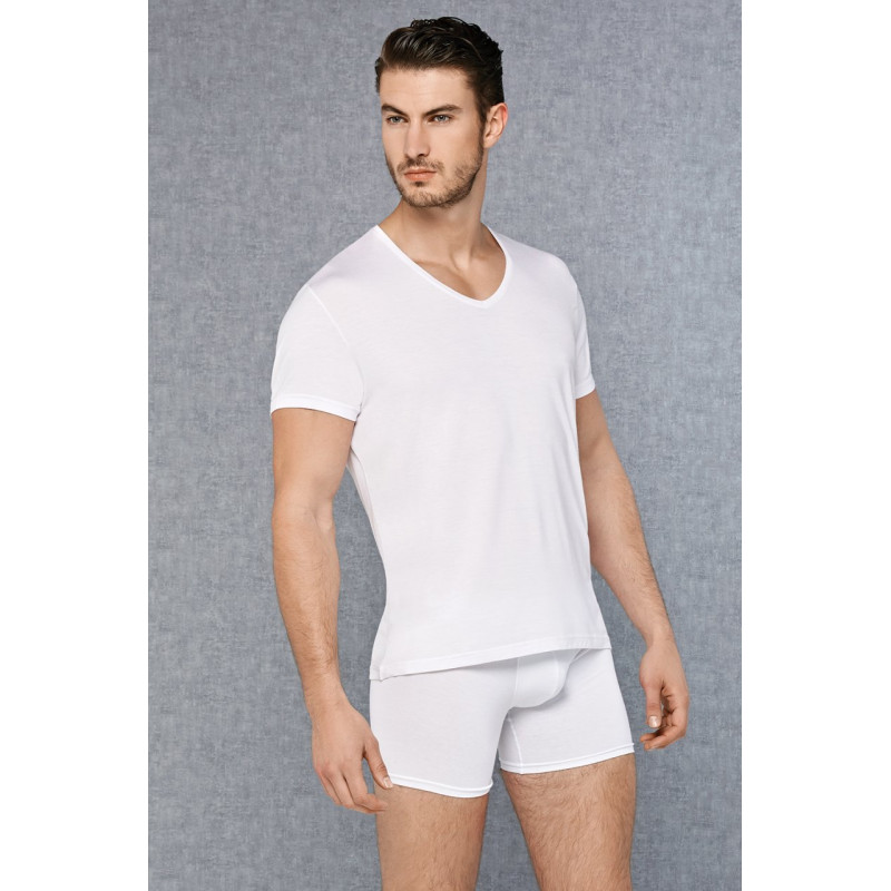 Doreanse Erkek Micromodal V Yaka Kısa Kol T Shirt 2865