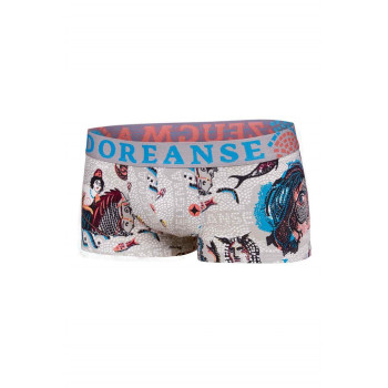 Doreanse Erkek Modal Baskılı Torbalı Renkli Mini Paça Boxer 1701
