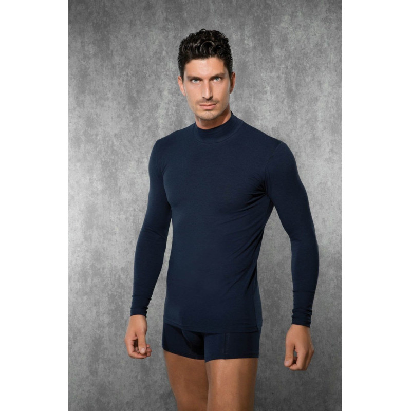 Doreanse Erkek Modal Boğazlı Yaka Uzun Kol T Shirt 2930