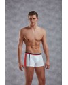 Doreanse Erkek Modal Çift Renkli Torbalı Normal Paça Boxer 1713 - Beyaz
