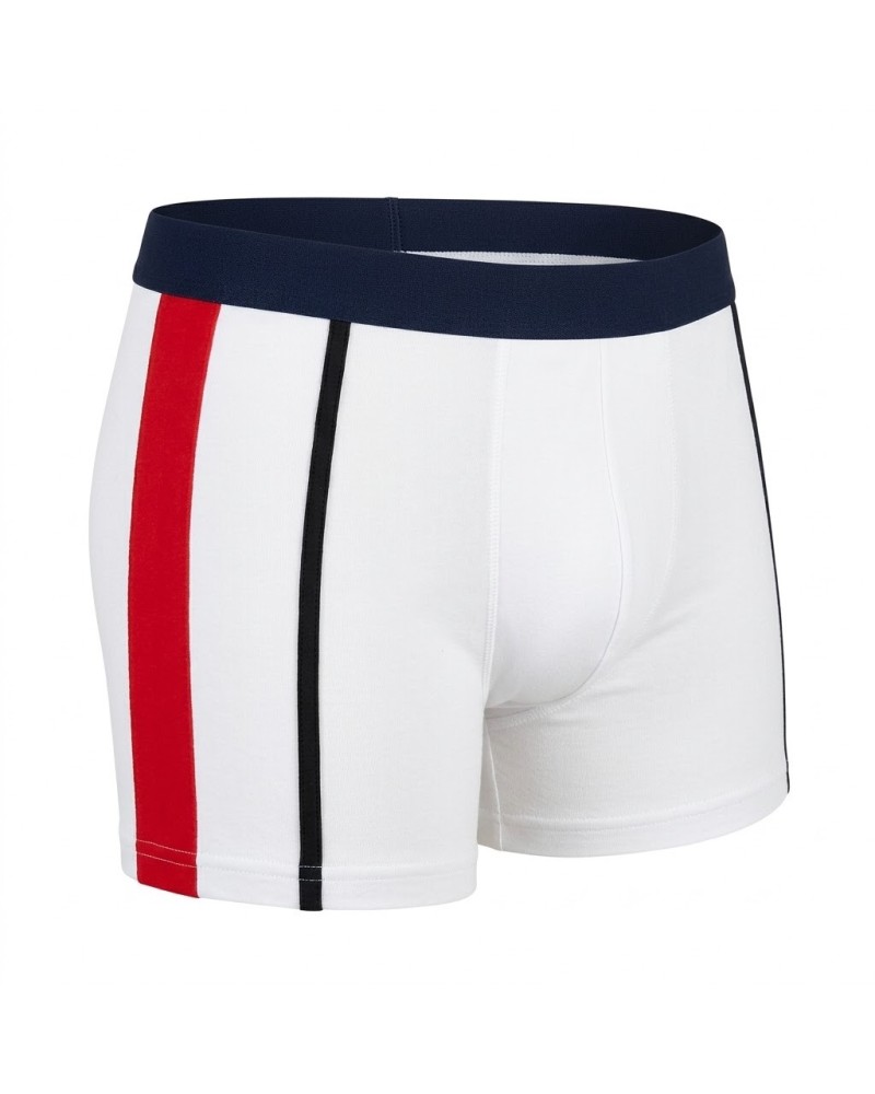 Doreanse Erkek Modal Çift Renkli Torbalı Normal Paça Boxer 1713 - Beyaz