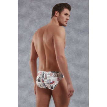 Doreanse Erkek Modal Çok Renkli Baskılı Külot Slip 1399