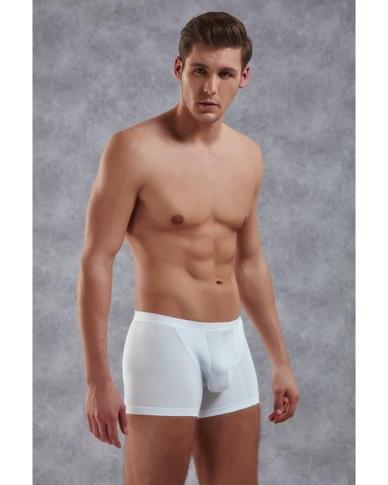 Doreanse Beyaz Erkek Modal Torbalı İnce Bel Bantlı Normal Paça Boxer 1770