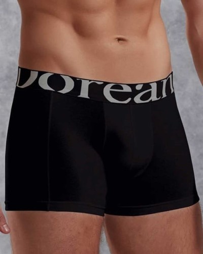 Doreanse Siyah Erkek Modal Torbalı Normal Paça Boxer 1777