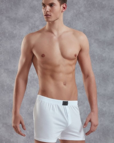 Doreanse Erkek Pamuk Büyük Beden Düğmeli Normal Paça Boxer 1511P - Siyah Doreanse Erkek Pamuk Büyük Beden Düğmeli Normal Paça Boxer 1511P - Siyah