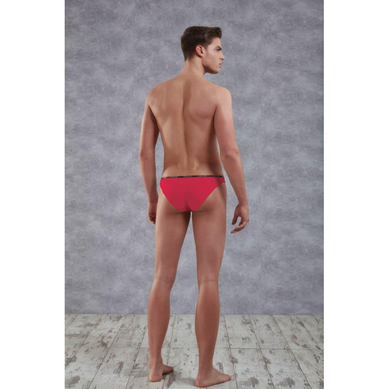 Doreanse Beyaz Erkek Polyamid İnce Bel Bantlı Külot Slip 1395