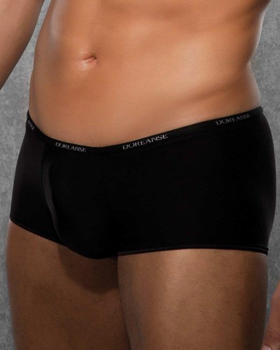 Doreanse Erkek Polyamid Mini Paça Boxer 1590 Siyah
