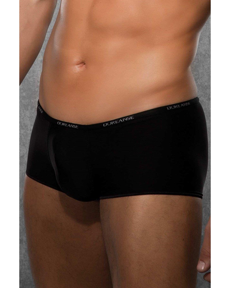 Doreanse Erkek Polyamid Mini Paça Boxer 1590 Siyah