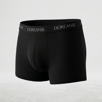 Doreanse Erkek Polyamid Mini Paça Boxer 1590 Siyah