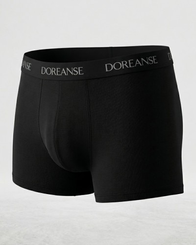 Doreanse Erkek Polyamid Mini Paça Boxer 1590 Siyah