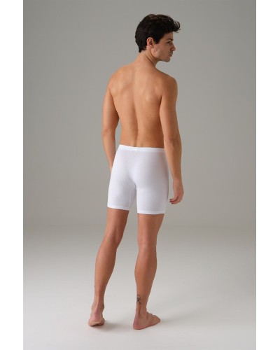 Doreanse Erkek Torbalı Çift Kumaş Uzun Paça Boxer 1740 - Beyaz Doreanse Erkek Torbalı Çift Kumaş Uzun Paça Boxer 1740 - Beyaz