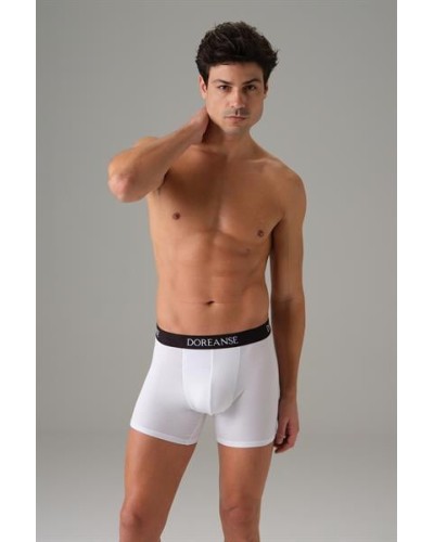 Doreanse Erkek Torbalı Mikromodal Boxer 1529 - Beyaz