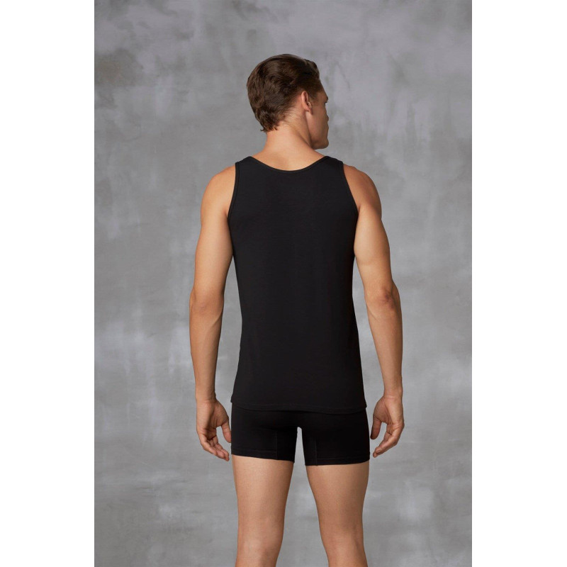 Doreanse Erkek Modal Geniş Bisiklet Yaka Atlet 2011 Siyah