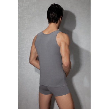 Doreanse Erkek Modal Geniş Bisiklet Yaka Atlet 2011 Füme