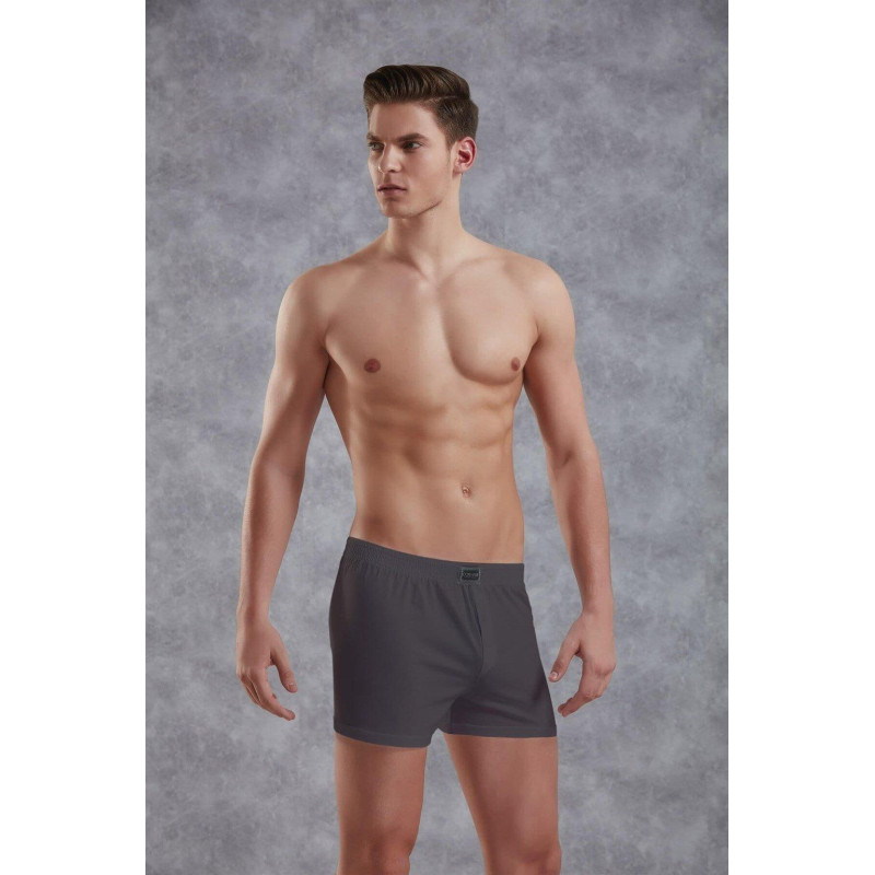 Doreanse Füme Erkek Pamuk Düğmeli Normal Paça Boxer 1511