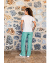 Doreanse Kadın Basic Rahat Kumaş Kısa Kol Uzun Paça T-Shirt Pijama Takımı 24Y4018 - Standart Doreanse Kadın Basic Rahat Kumaş Kısa Kol Uzun Paça T-Shirt Pijama Takımı 24Y4018 - Standart