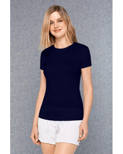 Doreanse Kadın Micromodal Yuvarlak Yaka Kısa Kollu T Shirt 9394 Laci 