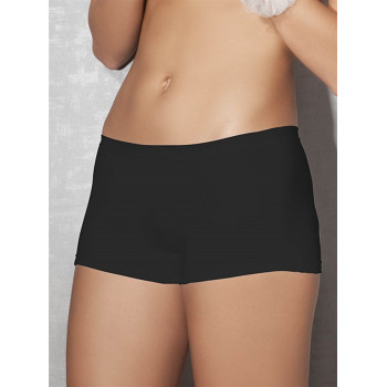 Doreanse Kadın Modal Mini Paça Boxer Şort Siyah 8136