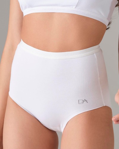 Doreanse Kadın Yüksek Bel Slip Korse Pamuk Karışımlı 5913 - Ten