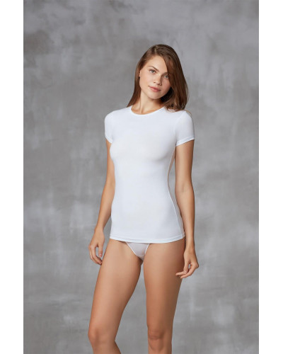 Doreanse Kadın Micromodal Yuvarlak Yaka Kısa Kollu T Shirt 9394