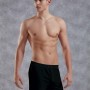 Doreanse Siyah Erkek Pamuk Düğmeli Normal Paça Boxer 1511