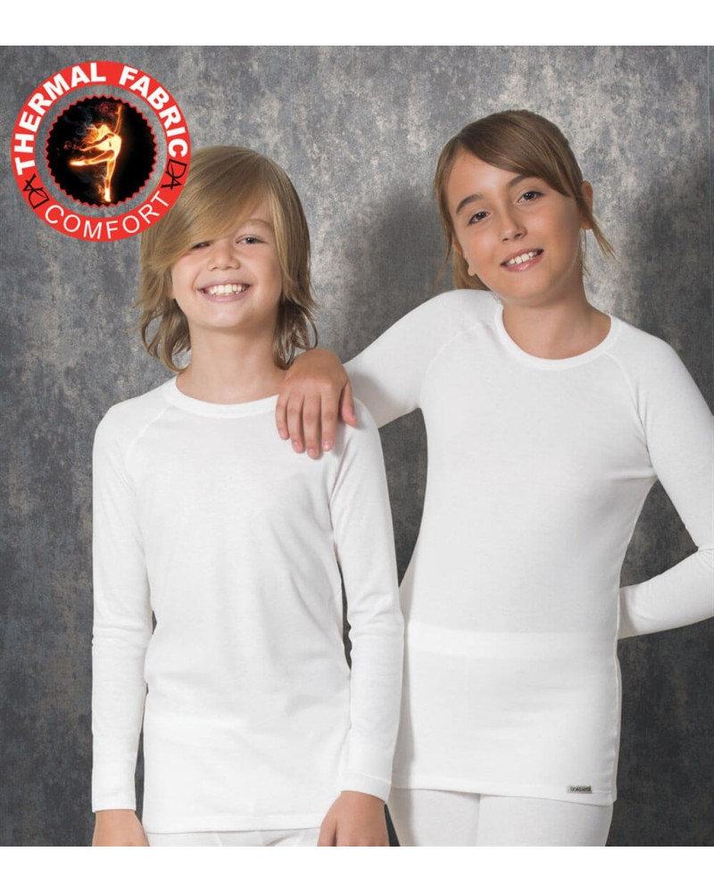 Doreanse Unisex Viloft Termal Yuvarlak Yaka Uzun Kol T Shirt 235 - Ekru Doreanse Unisex Viloft Termal Yuvarlak Yaka Uzun Kol T Shirt 235 - Ekru