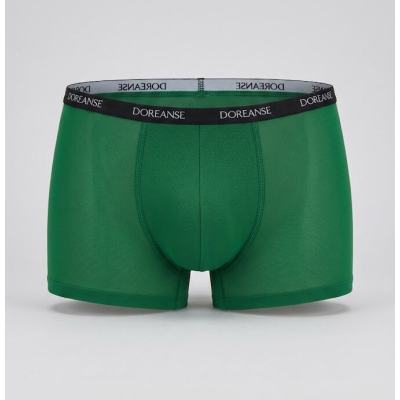 Doreanse Yeşil Erkek Polyamid Mini Paça Boxer 1590