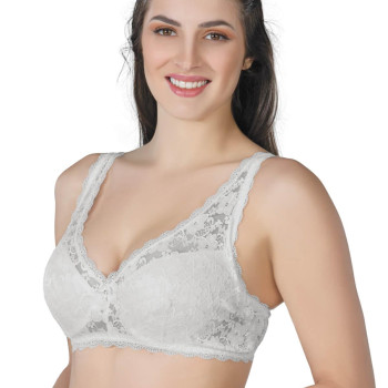 EKRU MI Emay 188 C Pedli Dantelli Telli Toparlayıcı Sütyen