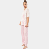 Türen Empirme Dügmeli Battal Kisa Kollu Pijama Takimi 3370/Pembe Türen Empirme Dügmeli Battal Kisa Kollu Pijama Takimi 3370/Pembe