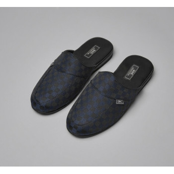 GC Ev Erkek Terlik Poli Taban Ekoseli gc385 Lacivert