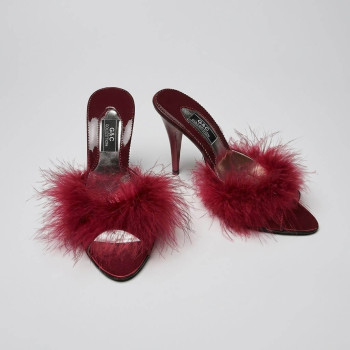 GC Tüy Aksesuarlı Platform Kadın Terliği GC225