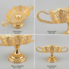 Gold Kristal Taşlı Ayaklı Gondol Çikolatalık LKM-289 Gold Kristal Taşlı Ayaklı Gondol Çikolatalık LKM-289
