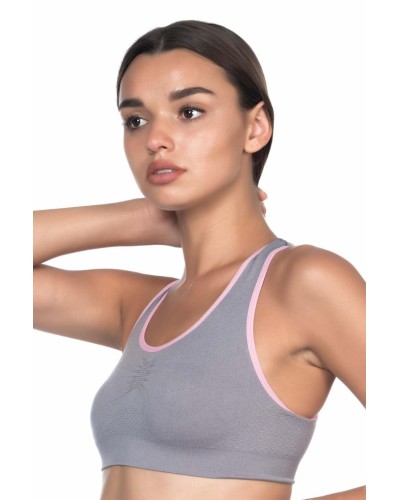 GRİ PEMBE MI Emay 4024 Double Toparlayıcı Büstiyer GRİ PEMBE MI Emay 4024 Double Toparlayıcı Büstiyer