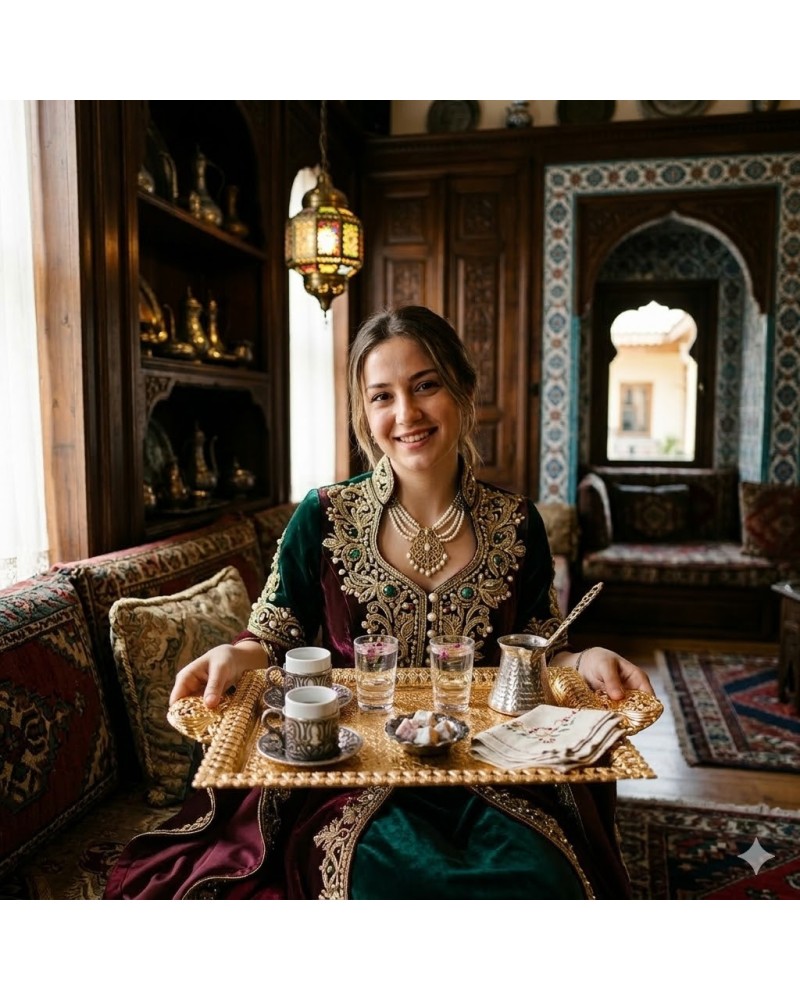 Gümüş Desenli Kristal Taşlı Servis Tepsisi lkm197 Gümüş Desenli Kristal Taşlı Servis Tepsisi lkm197