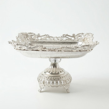 Gümüş Kristal Taşlı Çikolatalık Meyvelik LKM-158
