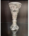Gümüş Metal Kristal Taşlı Metal Vazo 30cm LKM070 Gümüş Metal Kristal Taşlı Metal Vazo 30cm LKM070