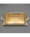 Gold Renk Ayaklı Tepsi Orta Boy Lkm-481 Gold - Lüks Sunum Tepsisi Gold Renk Ayaklı Tepsi Orta Boy Lkm-481 Gold - Lüks Sunum Tepsisi