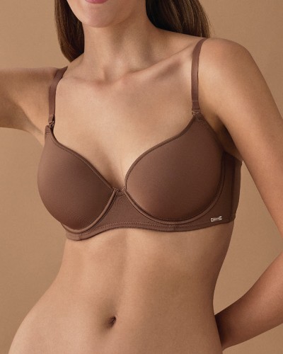 Intense 1050 Big Size (B-C-D)Ultra Soft Cup Sütyen - Caramel
