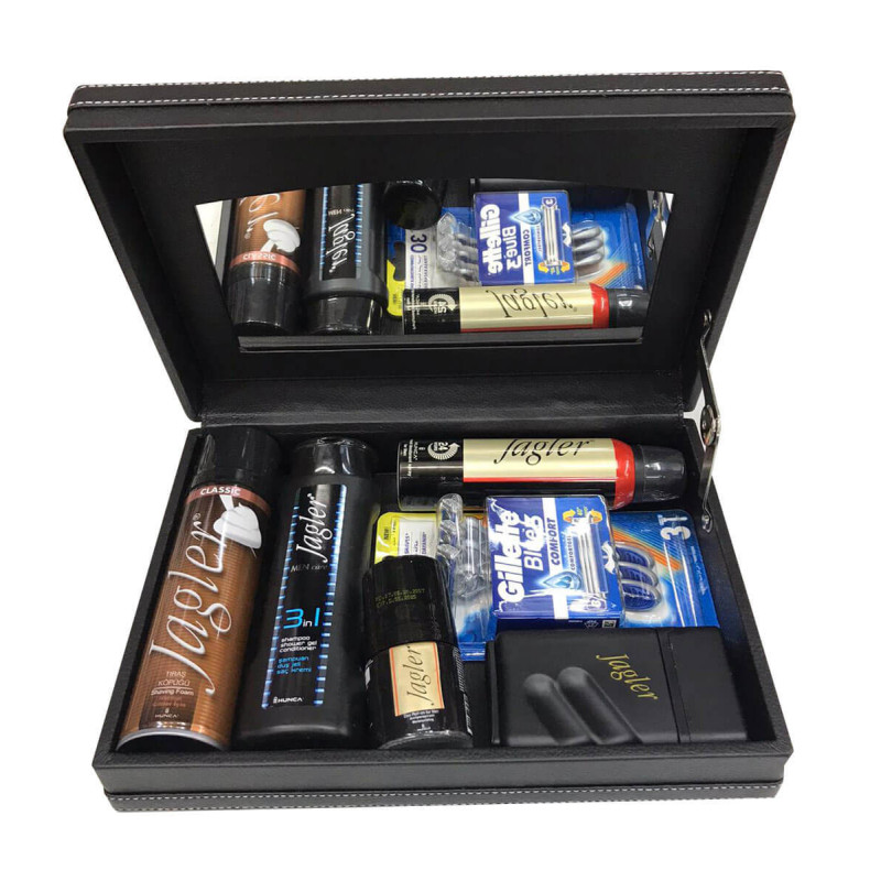 Jagler Traş Deri Kutu 7 Parça Tırnak Seti Hediyeli