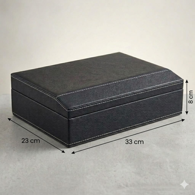 Jagler Traş Deri Kutu 7 Parça Tırnak Seti Hediyeli