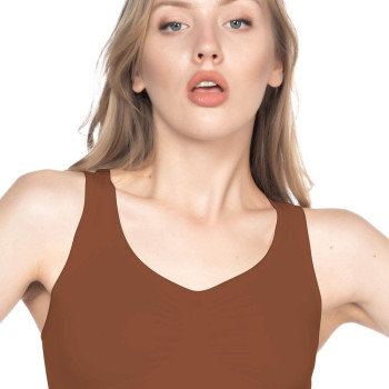 KAHVE MI Emay 4001 Soft Sporcu Büstiyer KAHVE MI Emay 4001 Soft Sporcu Büstiyer