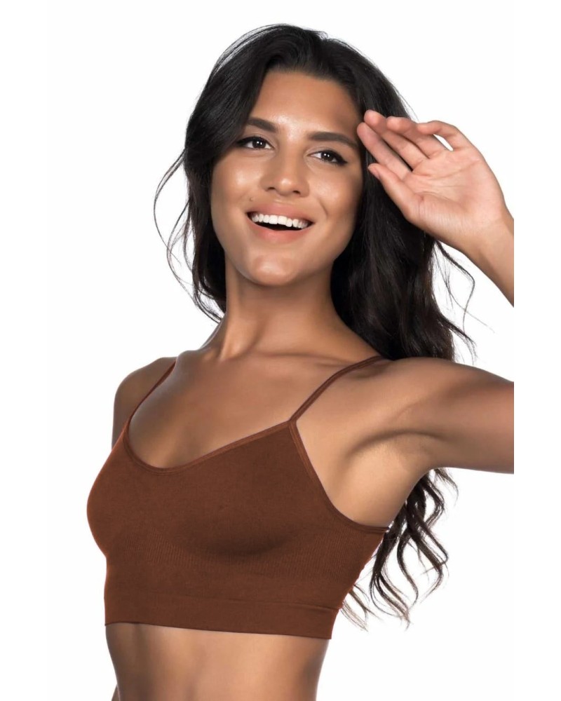 KAHVE MI Emay 4003 Soft İp Askı Büstiyer
