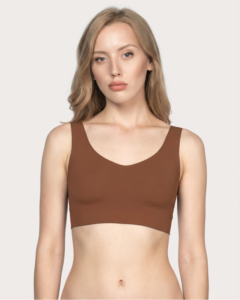 KAHVE MI Emay 4005 Soft Kalın Askı Büstiyer