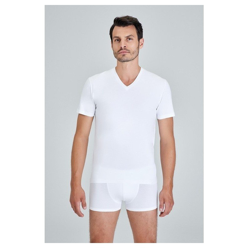 Kom Antonio V Yaka Pamuklu Erkek Tshirt