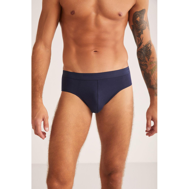 Kom Ariel Lacivert Erkek Slip 2'li Avantajlı Paket