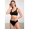 KOM Balensiz Toparlayıcı Carnel Sütyen Siyah