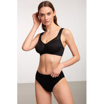 KOM Balensiz Toparlayıcı Carnel Sütyen Siyah
