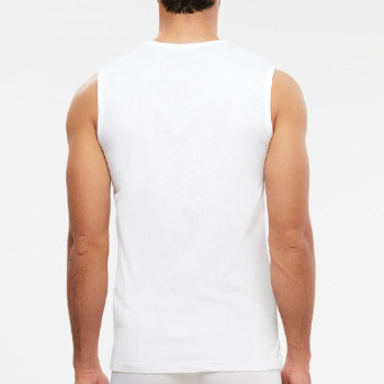 Kom Barry V Yakalı Pamuk 2 li Erkek Atlet Beyaz