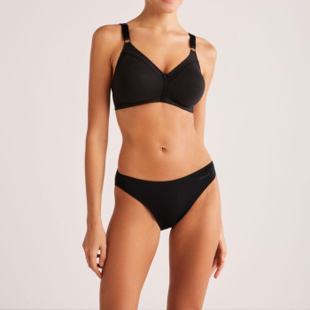 Kom Basic 2'li Bikini Kadın Külot Siyah