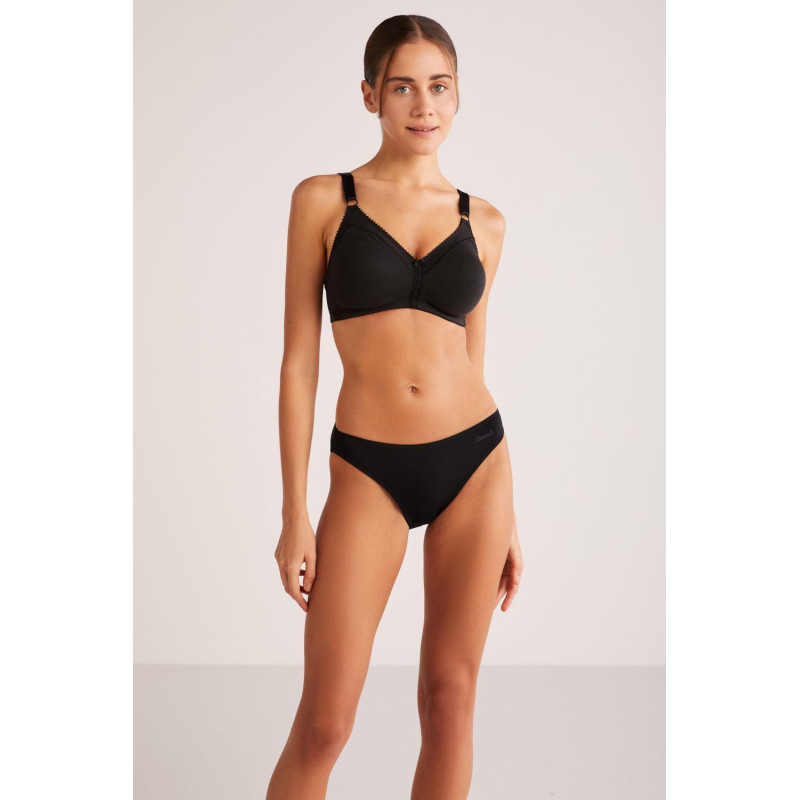 Kom Basic 2'li Bikini Kadın Külot Siyah Kom Basic 2'li Bikini Kadın Külot Siyah